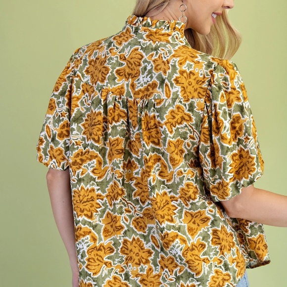 NWT floral Blouse Top - Picture 6 of 6